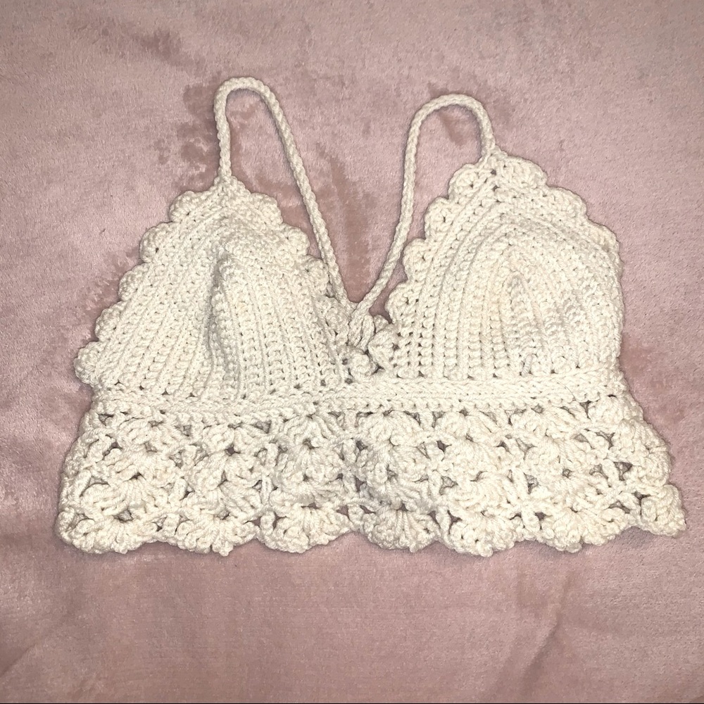 Handmade crotchet top